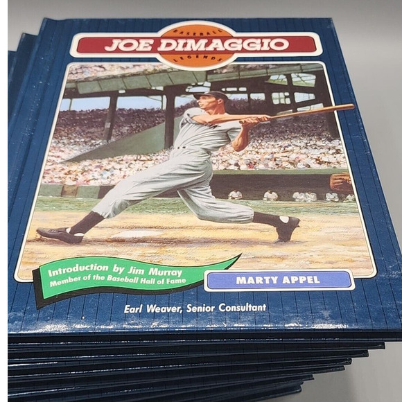 Baseball Legends 12 Books Snyder Mantel, Gehrig Berra Spahn Dimaggio & More - Picture 7 of 9